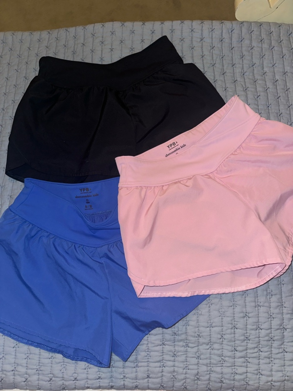 EUC! 3 Pairs Abercrombie Kids Athletic Shorts
